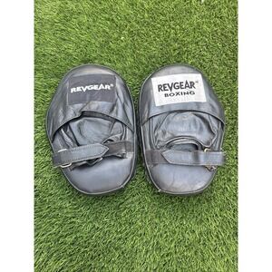 Revgear Focus Mitts | Flat Style | Boxing MMA Muay Thai | Leather